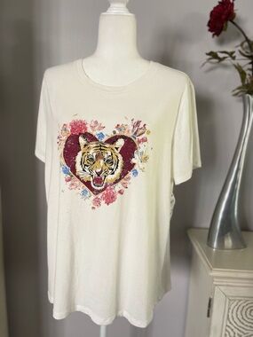INC TIGRESS LOVE T-SHIRT